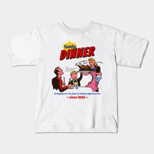 Holiday family dinner Kids T-Shirt